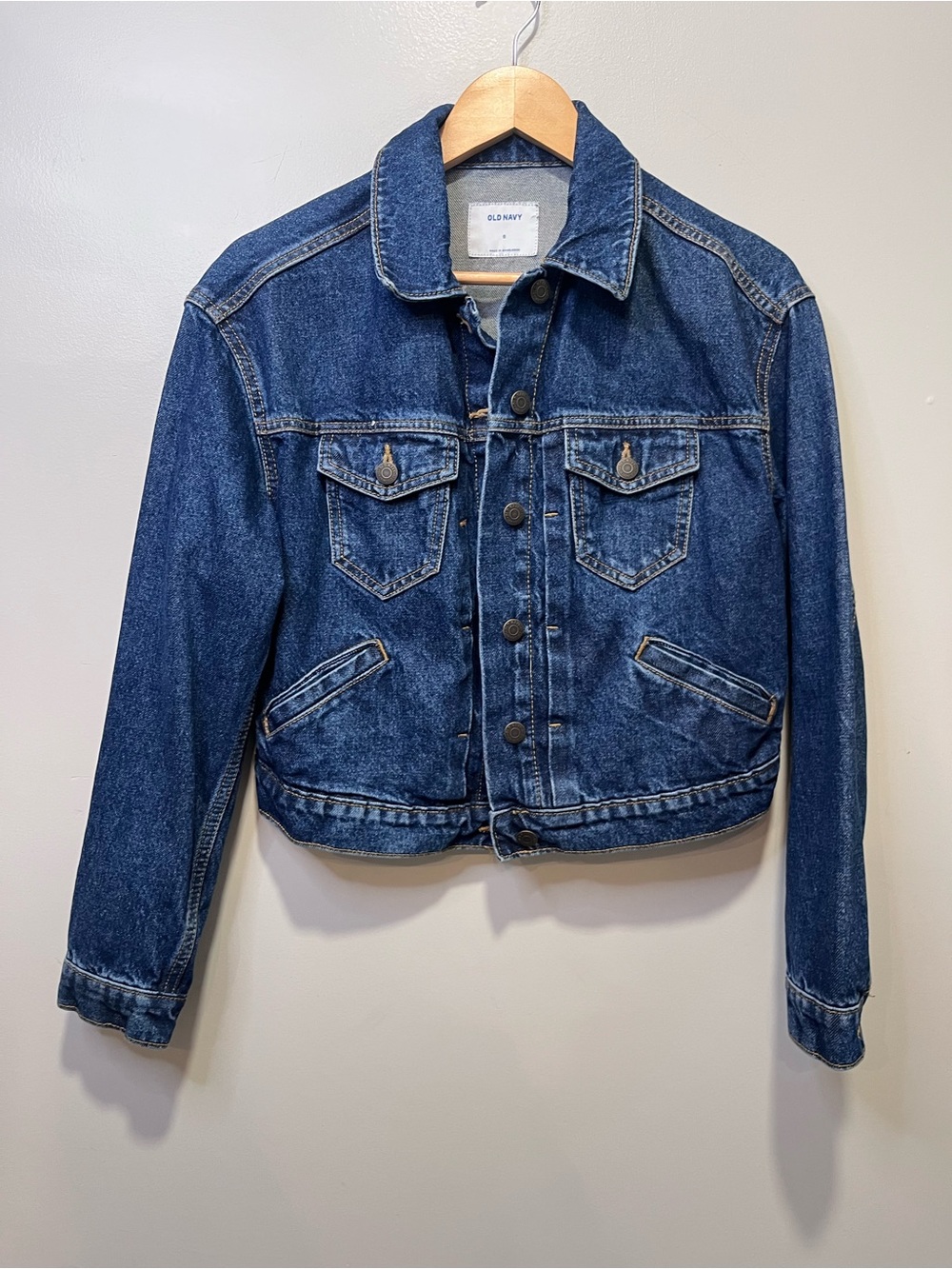 Old Navy Dark Blue Denim Jean Jacket